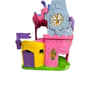 Fisher Price Little People Disney Princess Twist & Light Wheelies Tower *No Cars